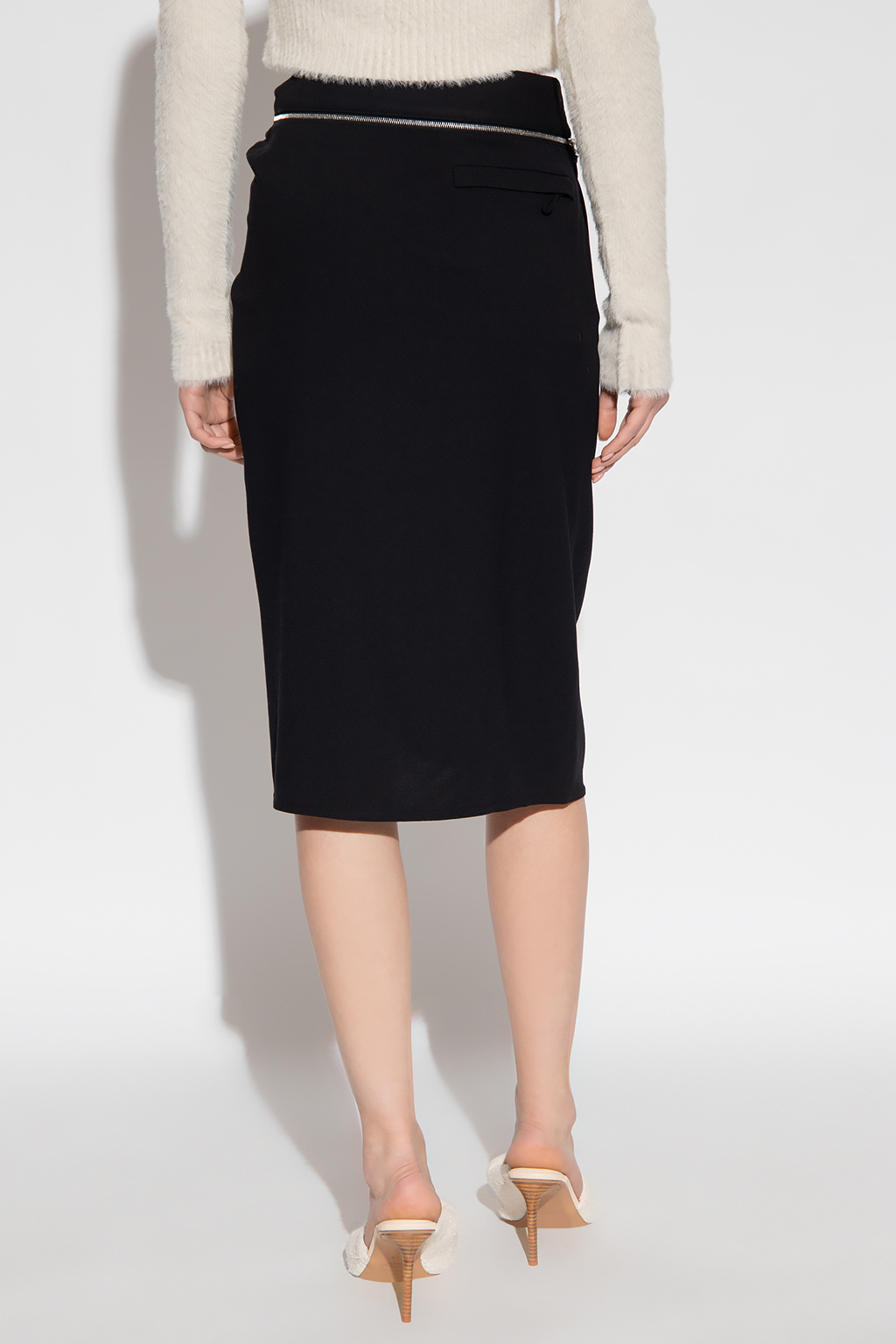 スカート JACQUEMUS VISCOSE AND WOOL BODRI SKIRT La Jupe Bodri draped skirt in beige - Jacquemus | Mytheresa